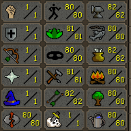 Level 3 Skiller | No email set | Base 80 stats | Guaranteed pet | Legacy login | No bans | Safe | Starter items | Read description | Level 3 Combat | Skiller 0
